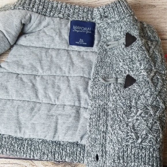 Infant Mayoral Zippered Sweater Vest - Picture 2 of 5